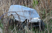 Testing the Tamiya Lunchbox outside. 