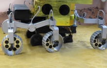 Barnes Rover Wheels and Chassis at Aberystwyth University