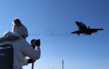 Emma Chantelle Filming Hawk Jets at RAF Valley