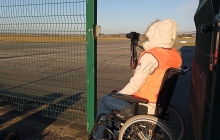 Emma Chantelle Filming the North Wales Air Ambulance