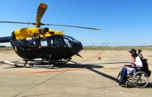 Emma Chantelle at RAF Valley Familes Day 2022 With A Jupiter Helicopter