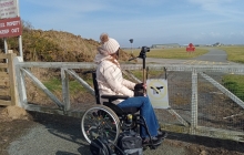 Emma Chantelle Filming Hawk Jets at RAF Valley